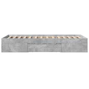 Rám postele s úložným prostorem Betonově šedá 80 x 200 cm - obrázek 6