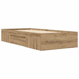 Rám postele s úložným prostorem Dub artisan 80 x 200 cm - obrázek 7
