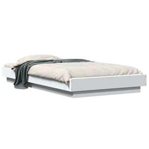 Postel na podlaze Bílá 80 x 210 cm Kompozitní dřevo - obrázek 2
