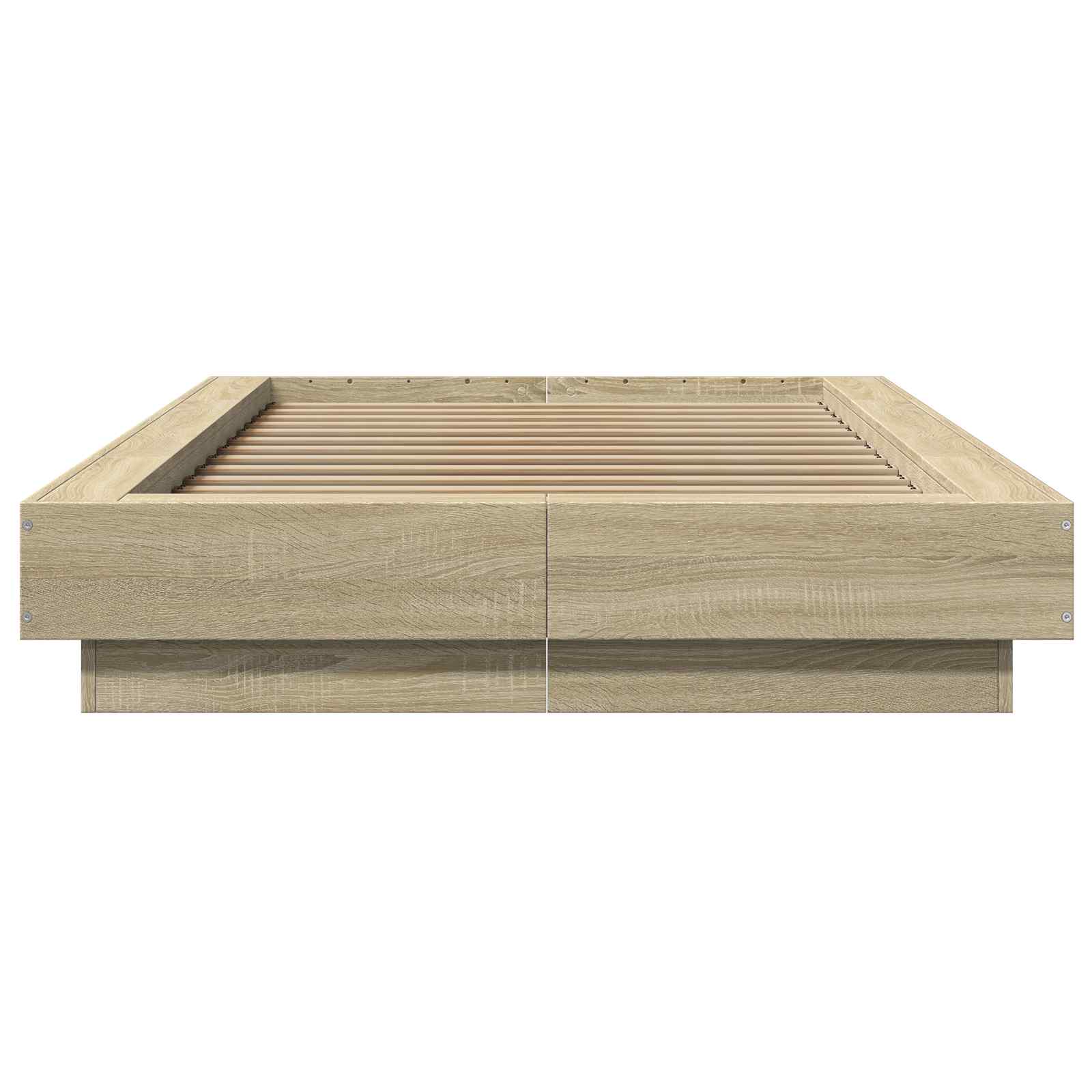 Tlorisna postelja Sonoma hrast 80 x 210 cm Inženirski les - slika 4