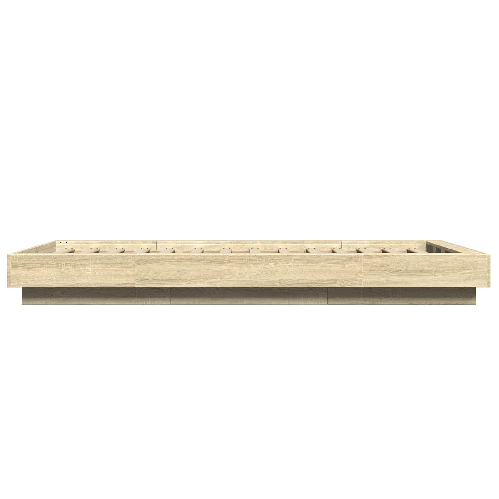 Tlorisna postelja Sonoma hrast 80 x 210 cm Inženirski les - slika 5