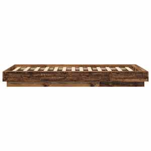Postel na podlaze Staré dřevo 80 x 210 cm Kompozitní dřevo - obrázek 5