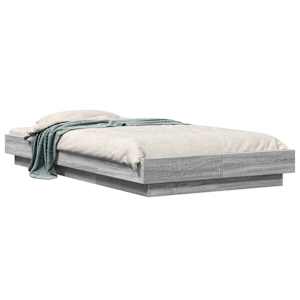Postel na podlaze Šedý Sonoma 80 x 210 cm Kompozitní dřevo - obrázek 2