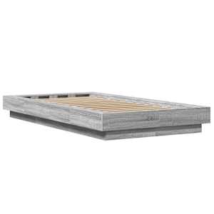 Postel na podlaze Šedý Sonoma 80 x 210 cm Kompozitní dřevo - obrázek 6