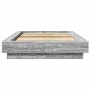 Postel na podlaze Šedý Sonoma 80 x 210 cm Kompozitní dřevo - obrázek 4