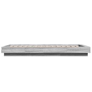 Postel na podlaze Šedý Sonoma 80 x 210 cm Kompozitní dřevo - obrázek 5