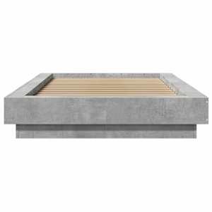 Postel na podlaze Betonově šedá 80 x 210 cm Kompozitní dřevo - obrázek 4