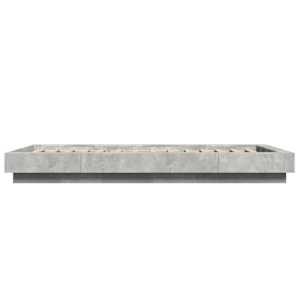Postel na podlaze Betonově šedá 80 x 210 cm Kompozitní dřevo - obrázek 5