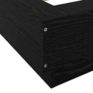 Postel na podlaze Černý dub 80 x 210 cm Kompozitní dřevo - obrázek 6
