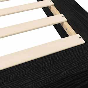 Postel na podlaze Černý dub 80 x 210 cm Kompozitní dřevo - obrázek 7