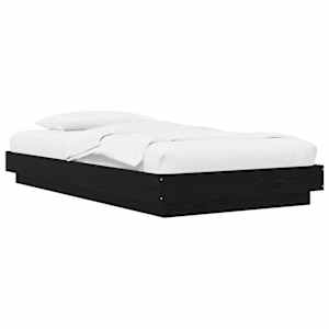 Postel na podlaze Černý dub 80 x 210 cm Kompozitní dřevo - obrázek 2