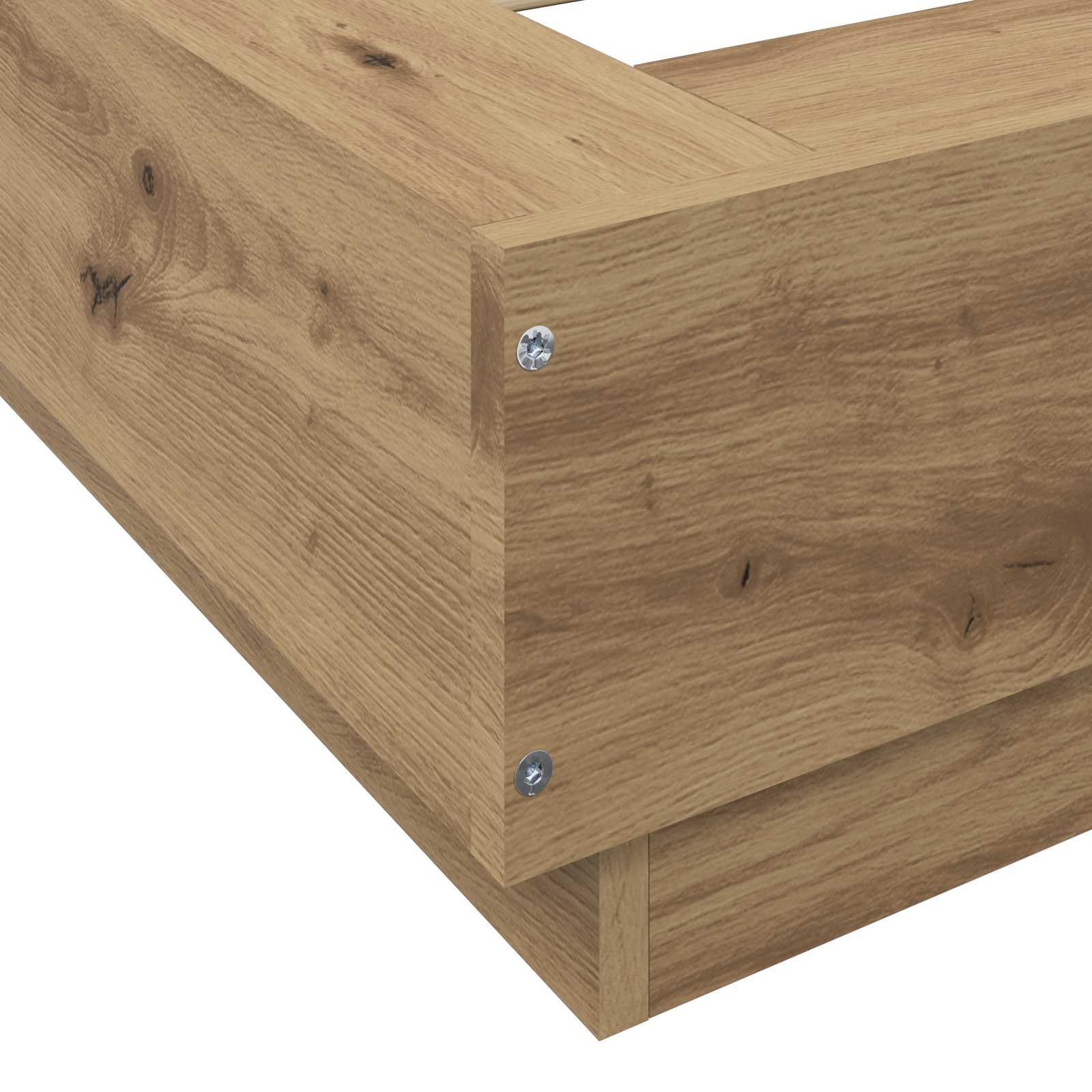 Tlorisna postelja Artisan hrast 80 x 210 cm Inženirski les - slika 6