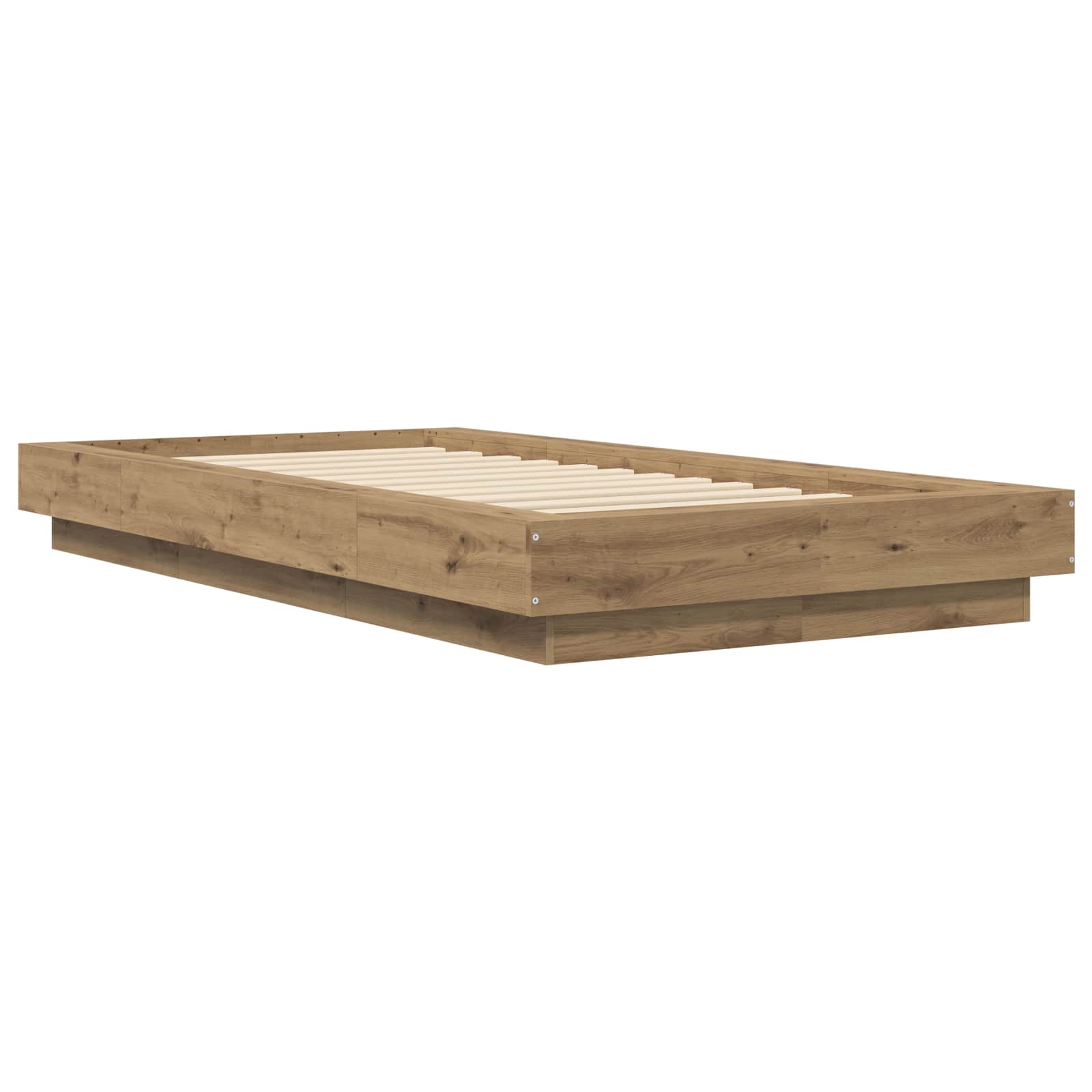 Tlorisna postelja Artisan hrast 80 x 210 cm Inženirski les - slika 3