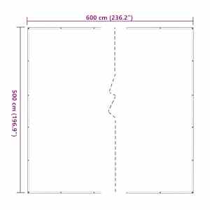 Pokrytí rostlin Transparentní 5 x 6 m PE - obrázek 10