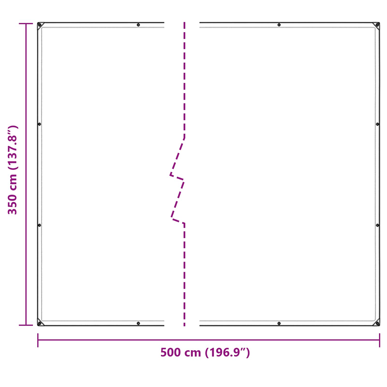 Plantenhoes Doorzichtig 5 × 3,5 m PE image 4