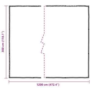 Pokrytí rostlin Transparentní 3 x 12 m PE - obrázek 10