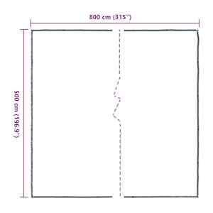 Pokrytí rostlin Transparentní 5 x 8 m PE - obrázek 10