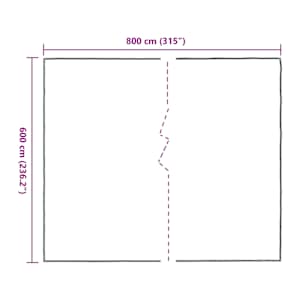 Pokrytí rostlin Transparentní 6 x 8 m PE - obrázek 10