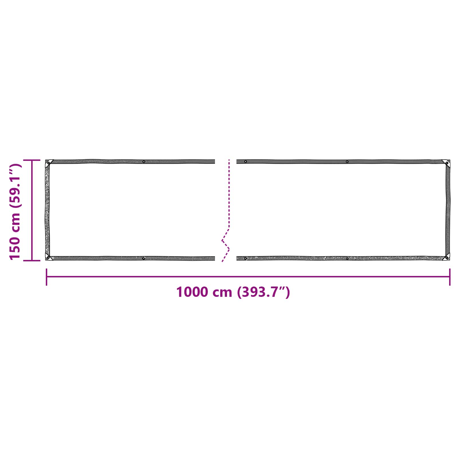 Plantenhoes Doorzichtig 10 x 1,5 m PE image 4