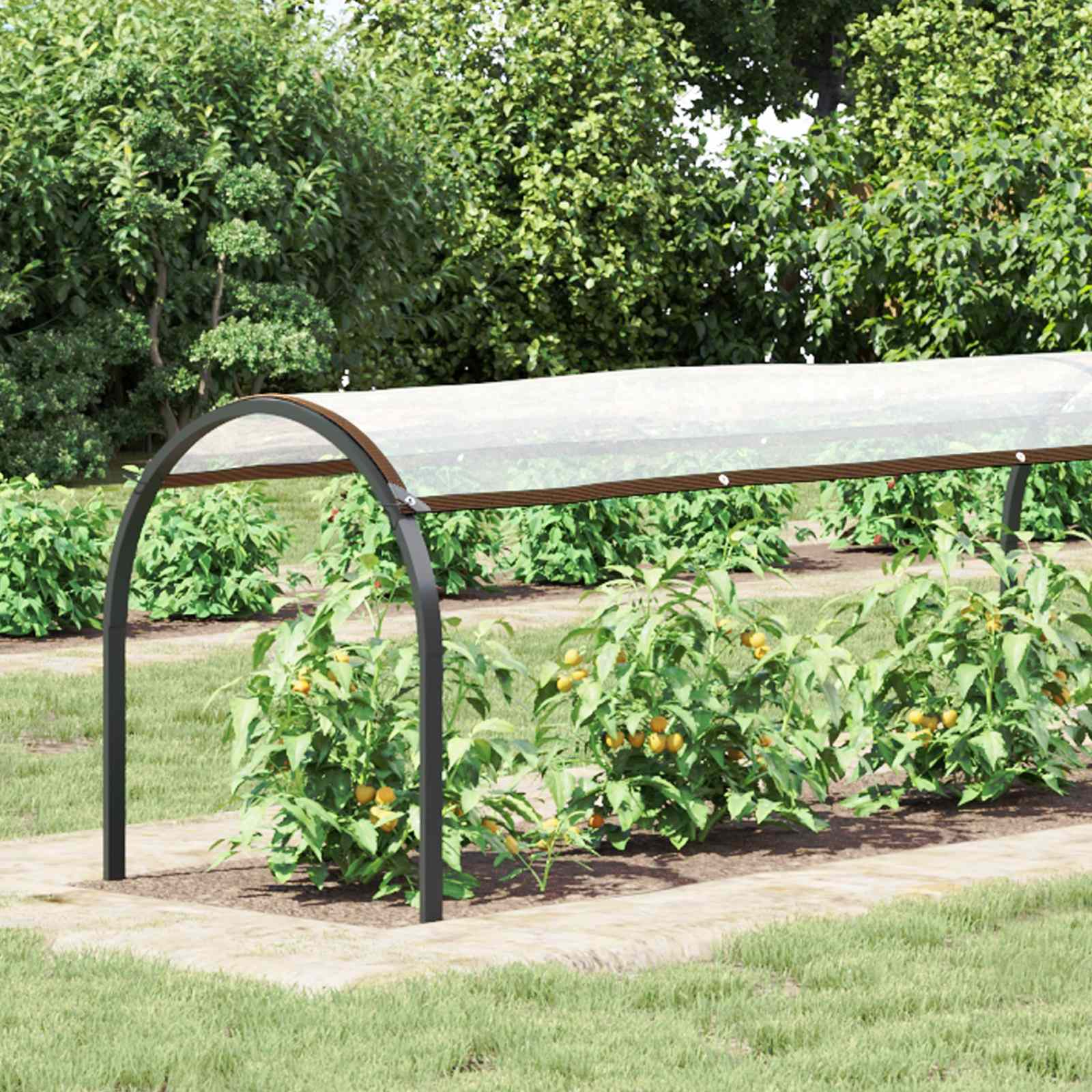 vidaXL Husă pentru plante Transparent 20 x 1,5 m PE
