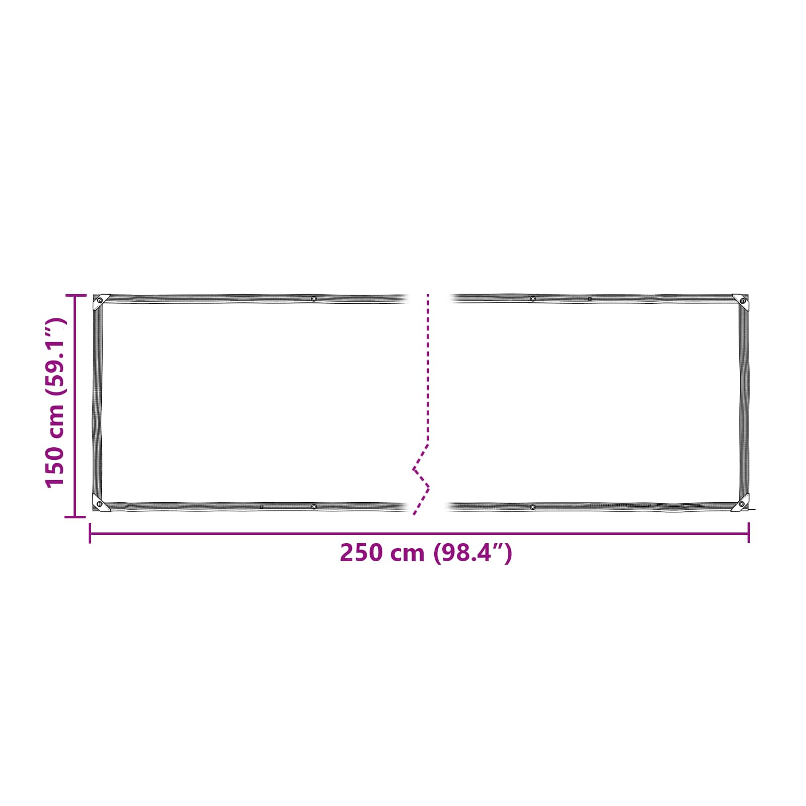 Plantenhoes Doorzichtig 2,5 x 1,5 m PE image 10