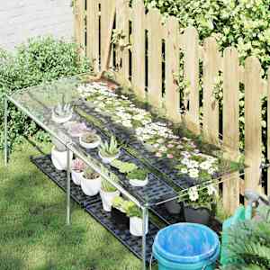 Pokrivalo za rastline Transparentno 1 x 2 m PVC