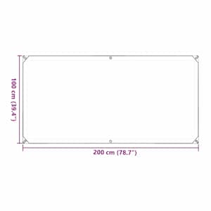 Pokrytí rostlin Transparentní 1 x 2 m PVC - obrázek 11