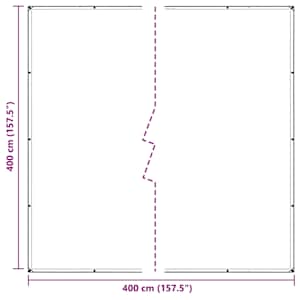 Pokrytí rostlin Transparentní 4 x 4 m PVC - obrázek 10