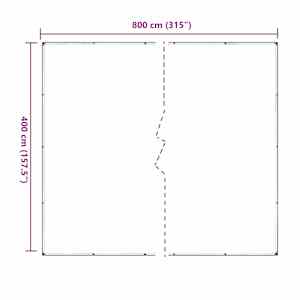 Pokrytí rostlin Transparentní 4 x 8 m PVC - obrázek 10