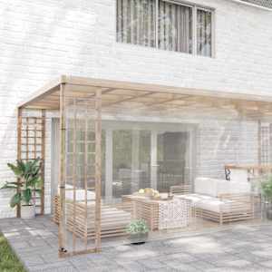 Tarpulina Transparentno 5 x 12 m PVC
