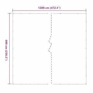 Pokrytí rostlin Transparentní 6 x 12 m PVC - obrázek 10