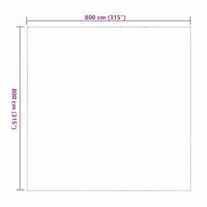 Pokrytí rostlin Transparentní 8 x 8 m PVC - obrázek 10