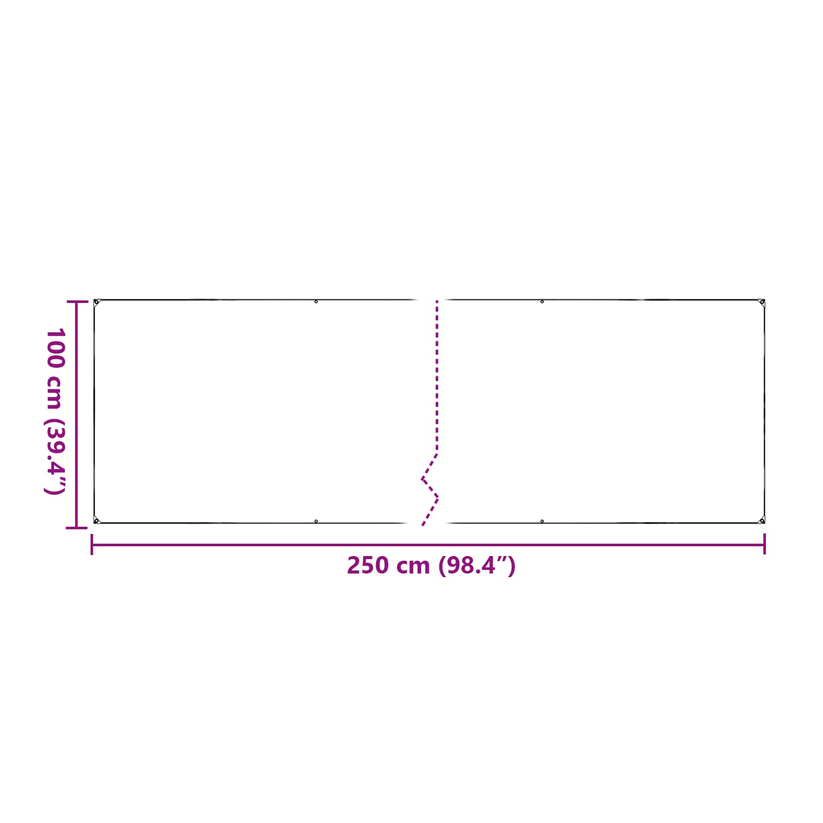 Plantenhoes Doorzichtig 2,5 x 1 m PVC image 10