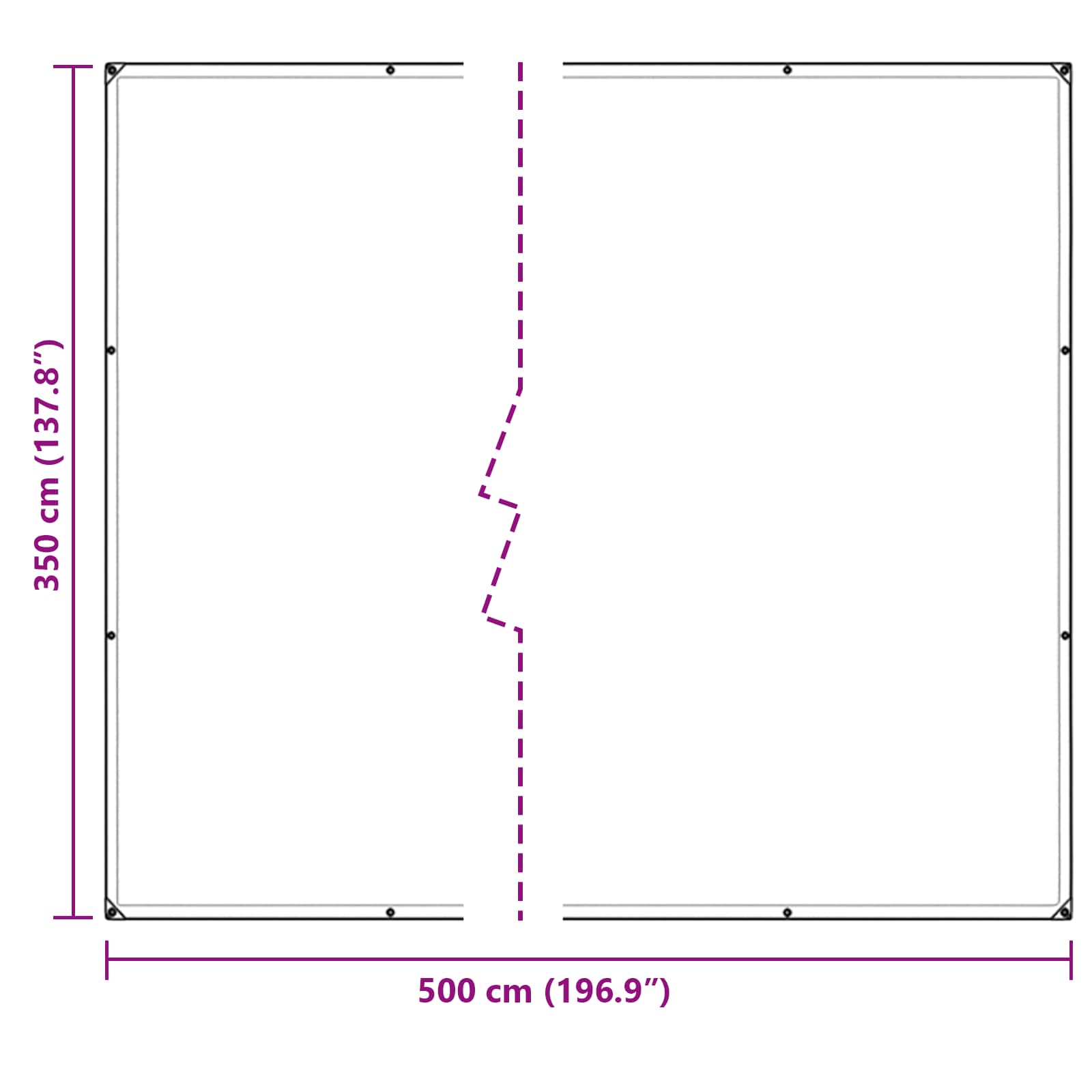 Plantenhoes Doorzichtig 5 × 3,5 m PVC image 10