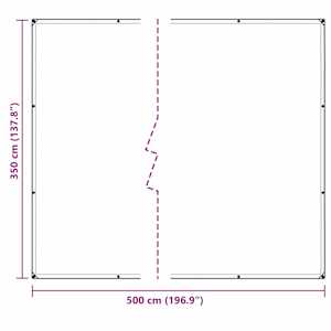 Pokrytí rostlin Transparentní 5 × 3,5 m PVC - obrázek 10