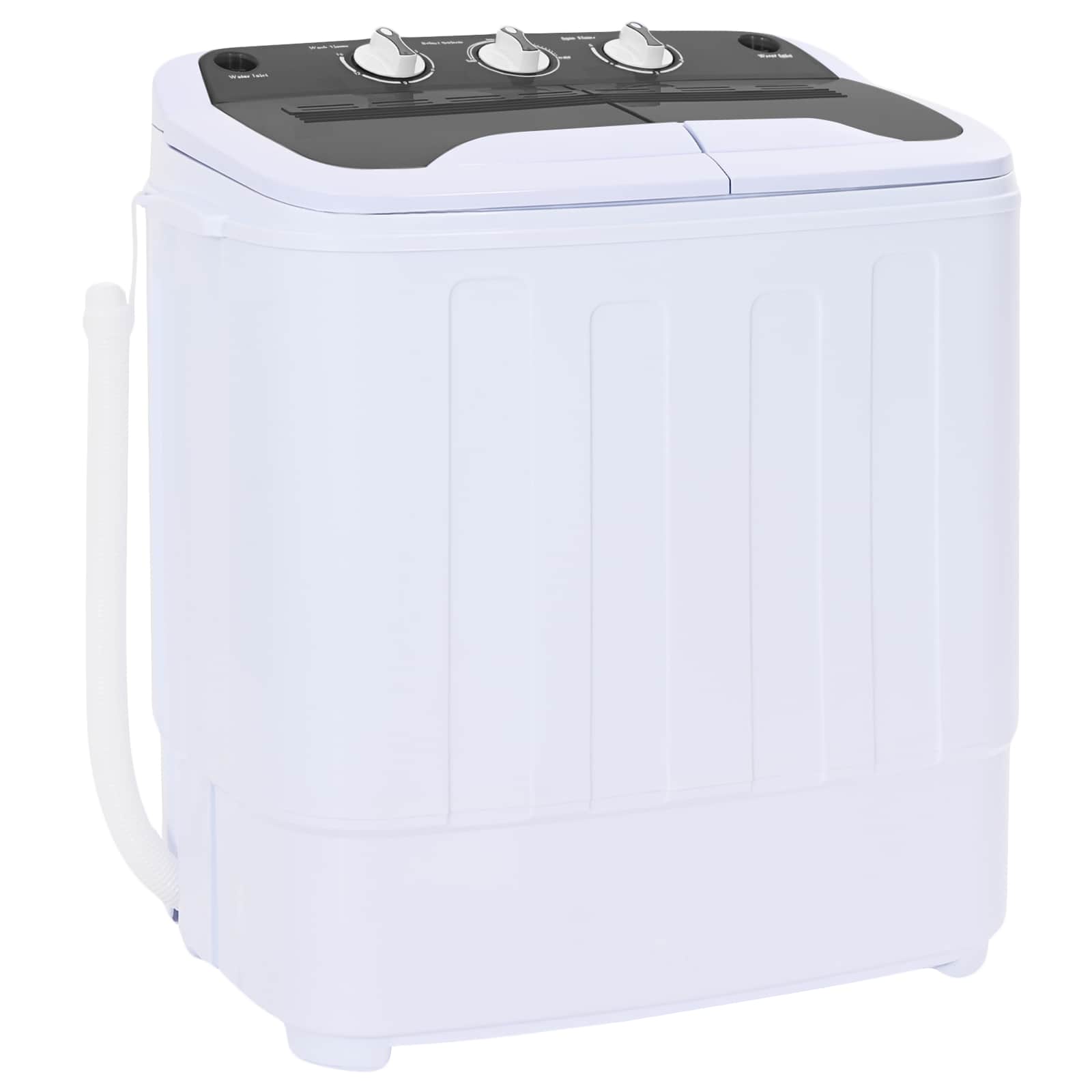 Mini Wasmachine met Twin Tub 3,6 kg Zwart en Wit image 2