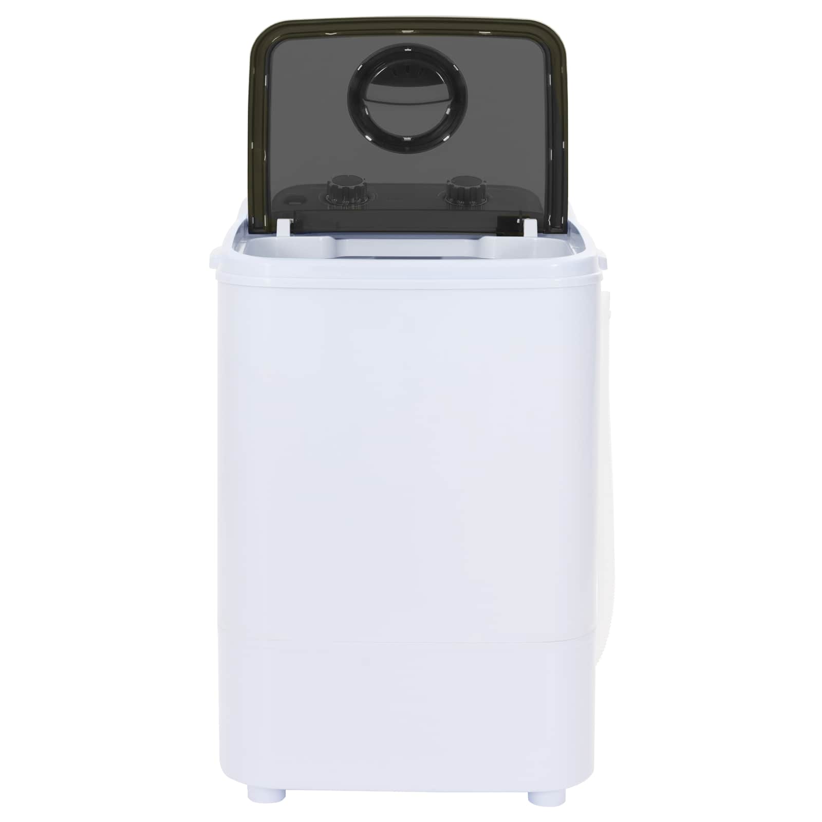 Mini Wasmachine met Enkele Wasbak 4,6 kg Zwart en Wit image 3