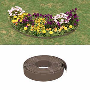 Vrtne vilice 25 m 10 cm PE Rjava