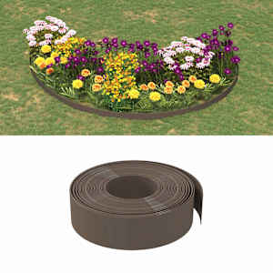 Vrtne vilice 25 m 15 cm PE Rjava