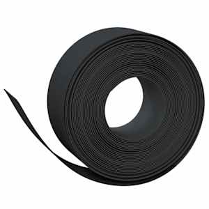 vidaXL Aiaspiirid 25 m 20 cm PE Must