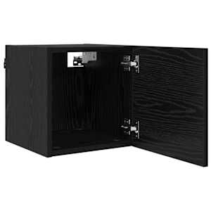 Nástěnný TV kabinet Nástěnný 4 pcs Černý dub 30,5 x 30 x 30 cm - obrázek 4