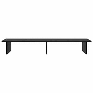 Stojan na monitor Černý dub 100 x 27 x 15 cm Kompozitní dřevo - obrázek 4