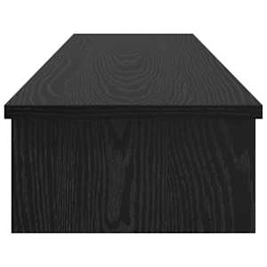 Stojan na monitor Černý dub 100 x 27 x 15 cm Kompozitní dřevo - obrázek 5