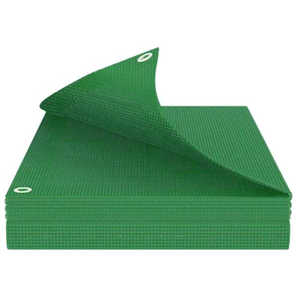 vidaXL Kattekangas aukudega Roheline 2 x 3 m 140 gsm PE