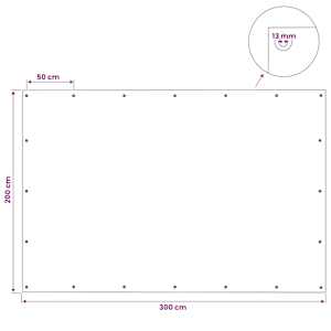 Plachta s oky Zelená 2 x 3 m 140 gsm PE - obrázek 7