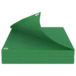 vidaXL Kattekangas aukudega Roheline 3 x 6 m 140 gsm PE