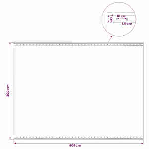 Leno plachta Zelená 3 x 4 m 260 gsm PE - obrázek 6