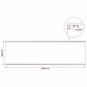 Leno plachta Zelená 3 x 10 m 260 gsm PE - obrázek 6
