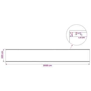 Leno plachta Zelená 3 x 20 m 260 gsm PE - obrázek 6