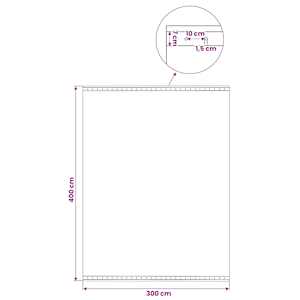 Leno plachta Zelená 4 x 3 m 260 gsm PE - obrázek 6